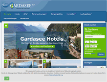 Tablet Screenshot of gardasee.at